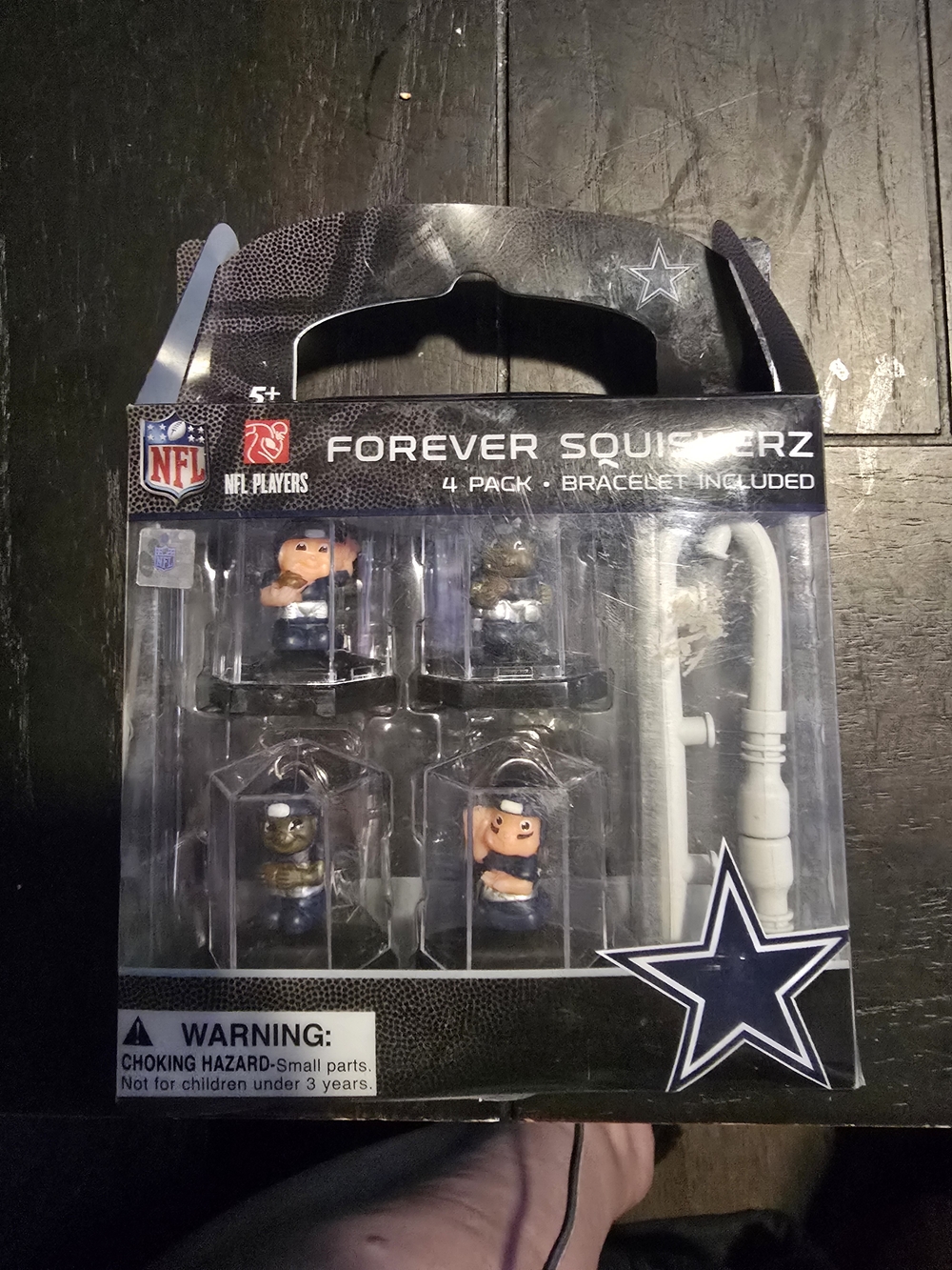 NFL Dallas Cowboys Forever Squeezerz 4-Pack With Bracelet